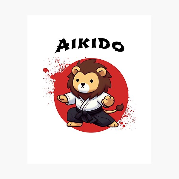 Artikel-Vorschau von Aikido-Löwe, designt und verkauft von LemuellTrends.