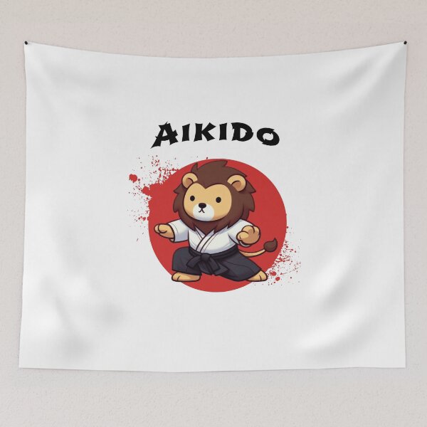 Artikelvorschau, Aikido-Löwe entworfen und verkauft von LemuellTrends.