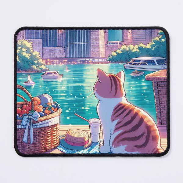 Aperçu de l'œuvre La collection Meow-nificent Vacations 03 - New York - Voyageur amoureux des chats créée et vendue par KattegatStore.