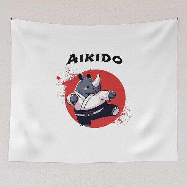 Artikelvorschau, Aikido-Nashorn entworfen und verkauft von LemuellTrends.