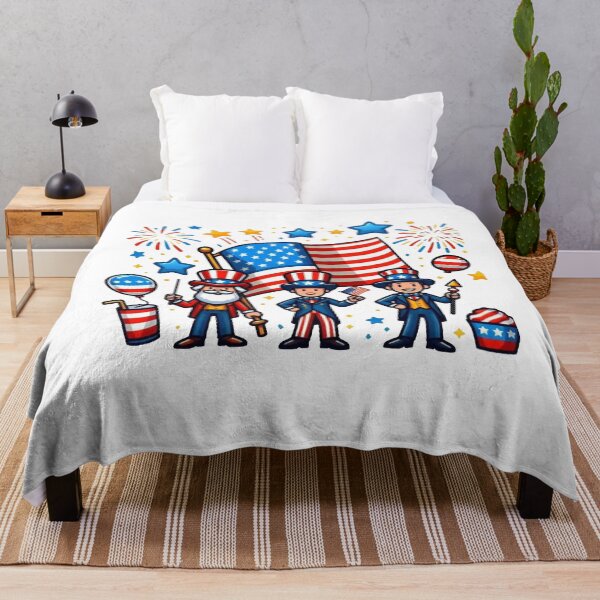Item preview, Fourth of July Founding Fathers, Fireworks and Flag designed and sold by DudzDesignz.