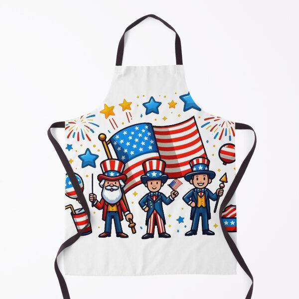 Item preview, Fourth of July Founding Fathers, Fireworks and Flag designed and sold by DudzDesignz.