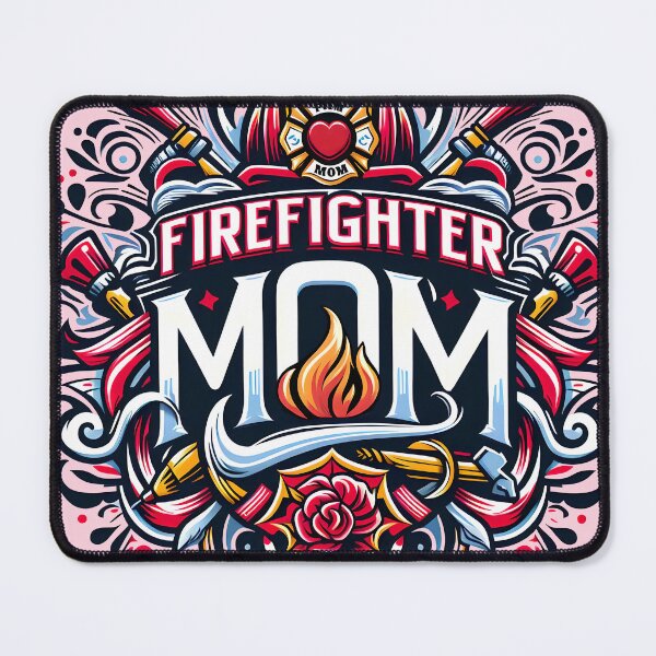 Item preview, Firefighter Mom, typography designed and sold by maxmaj.