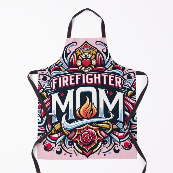 Item preview, Firefighter Mom, typography designed and sold by maxmaj.