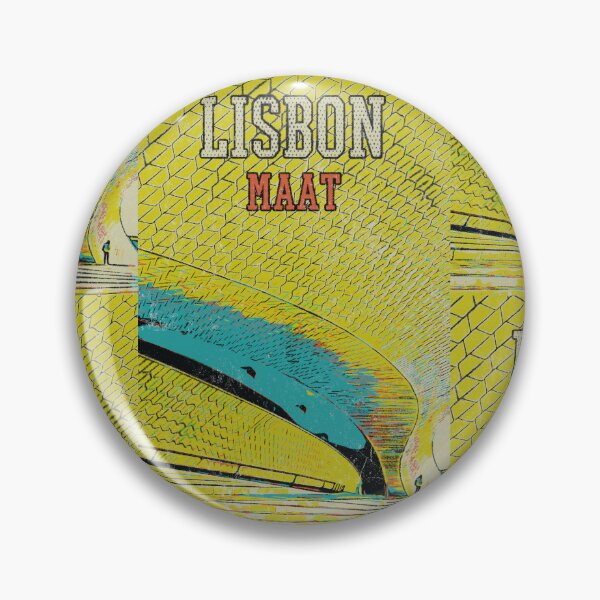 Item preview, MAAT Museum Lisbon yellow illustration designed and sold by Lemomo-artworks.