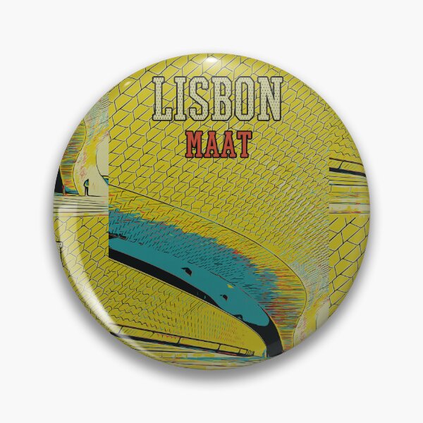 Item preview, MAAT Museum Lisbon yellow illustration designed and sold by Lemomo-artworks.