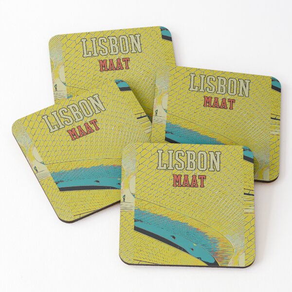 Item preview, MAAT Museum Lisbon yellow illustration designed and sold by Lemomo-artworks.