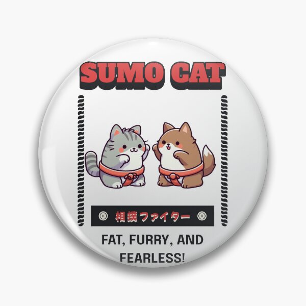 Item preview, sumo cat Wolf designed and sold by LemuellTrends.