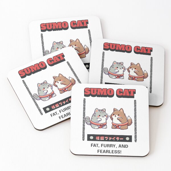 Item preview, sumo cat Wolf designed and sold by LemuellTrends.