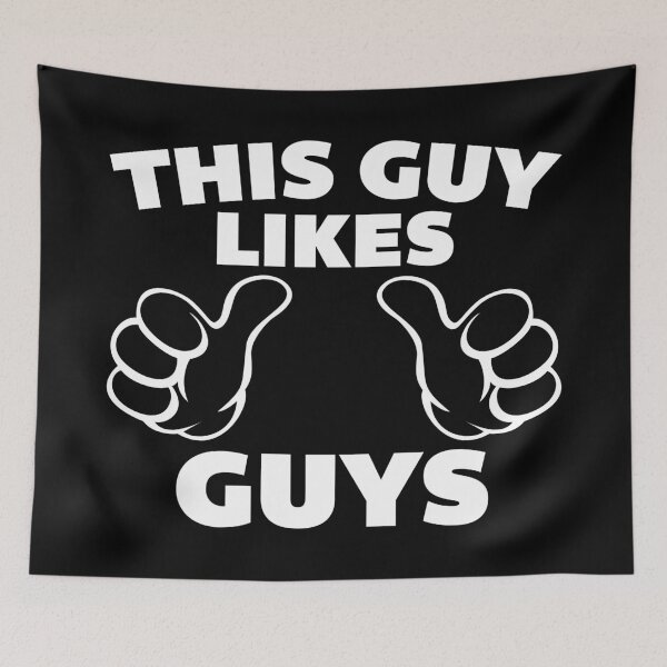 Item preview, This Guy Likes Guys Quote designed and sold by quarantine81.