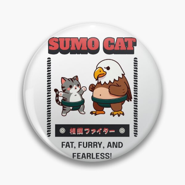 Item preview, sumo cat Eagle designed and sold by LemuellTrends.