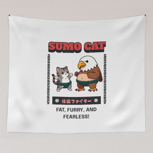 Item preview, sumo cat Eagle designed and sold by LemuellTrends.