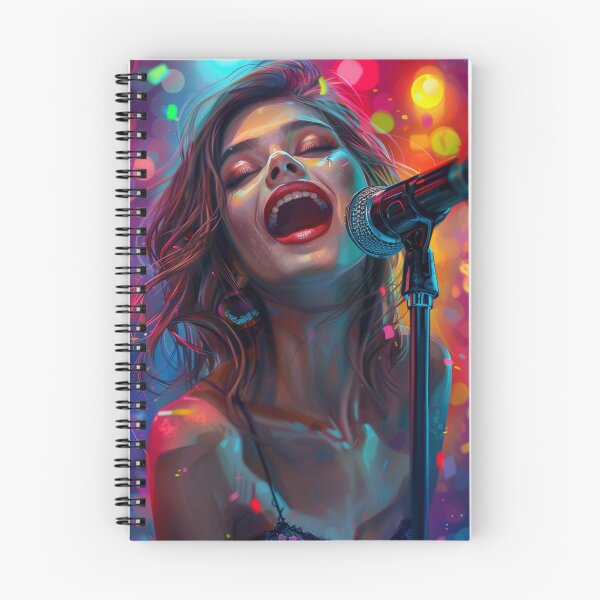 Item preview, Energetic Singer with Confetti designed and sold by palmyst.
