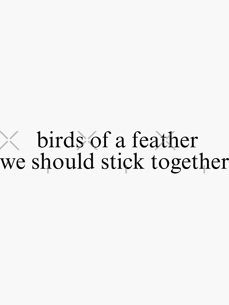 billie - birds of a feather - &quot; Sticker for Sale by jessicaleah15 