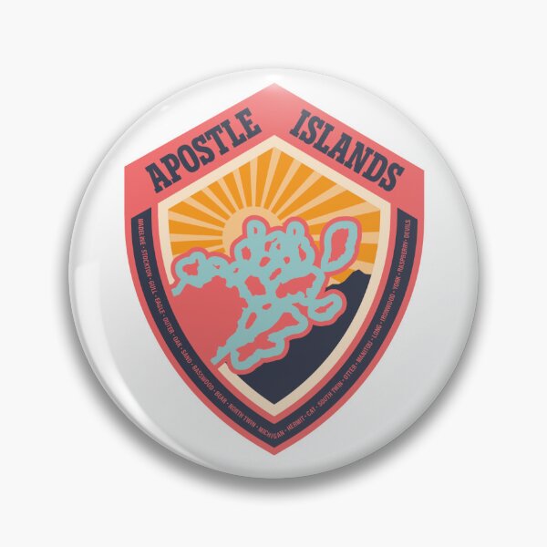 Item preview, Wisconsin Typographic Badge - Apostle Islands designed and sold by Jgagliardo96.