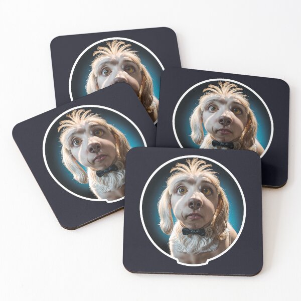 Item preview, Funny Mutant Dog Human Hybrid With A Bow Tie designed and sold by TheArtOfPat.