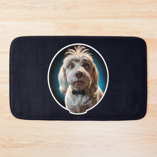 Item preview, Funny Mutant Dog Human Hybrid With A Bow Tie designed and sold by TheArtOfPat.
