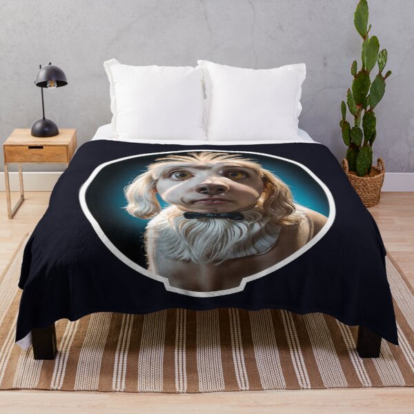 Item preview, Funny Mutant Dog Human Hybrid With A Bow Tie designed and sold by TheArtOfPat.