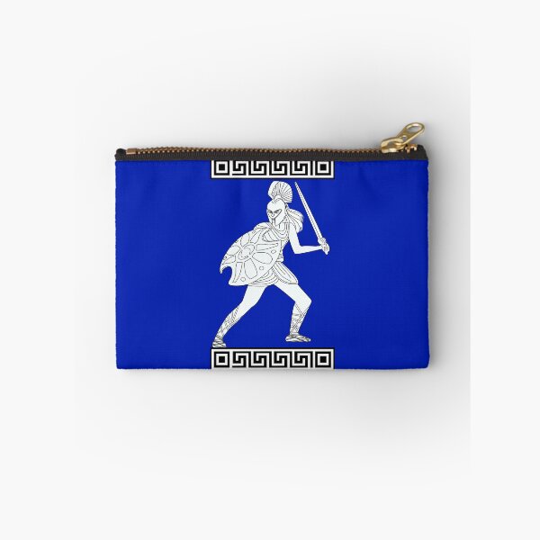 Item preview, Spartan woman white and blue designed and sold by SueKnox.