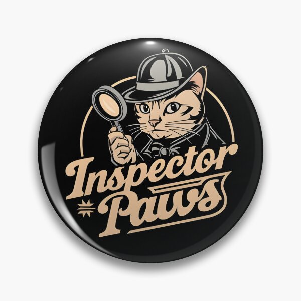 Item preview, Meow-gical Inspector: Stay Sharp, Stay Away designed and sold by IlikeStyle.