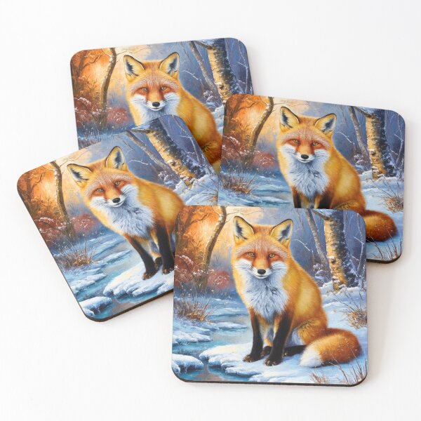 Artikelvorschau, Fuchs-Portrait. Winterfuchs, Schneefuchs, Vintage-Fuchs, Fuchs-Malerei, Peter Paul Rubens-Stil entworfen und verkauft von FoxVibes.