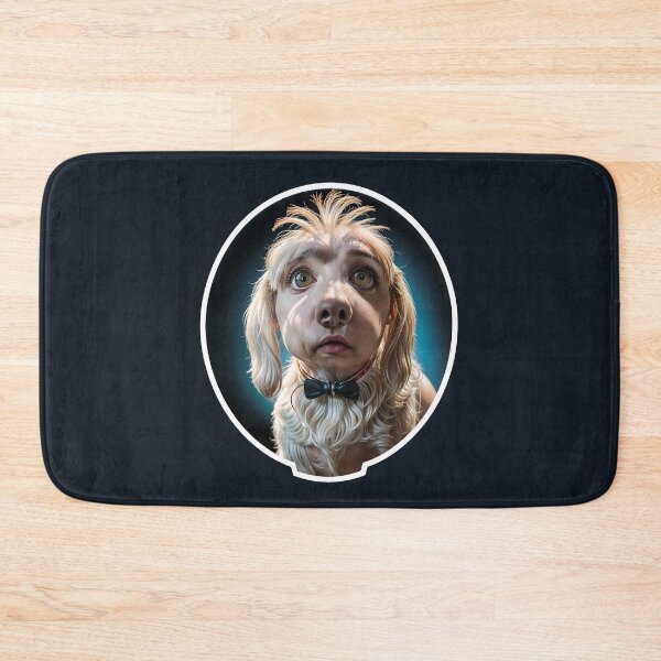 Item preview, Funny Mutant Dog Human Hybrid With A Bow Tie designed and sold by TheArtOfPat.