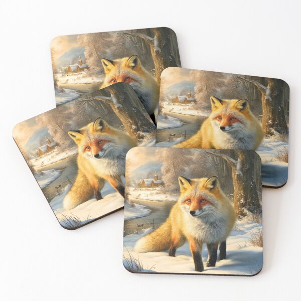 Artikelvorschau, Fuchs-Portrait. Winterfuchs, Schneefuchs, Vintage-Fuchs, Fuchs-Malerei, Peter Paul Rubens-Stil entworfen und verkauft von FoxVibes.