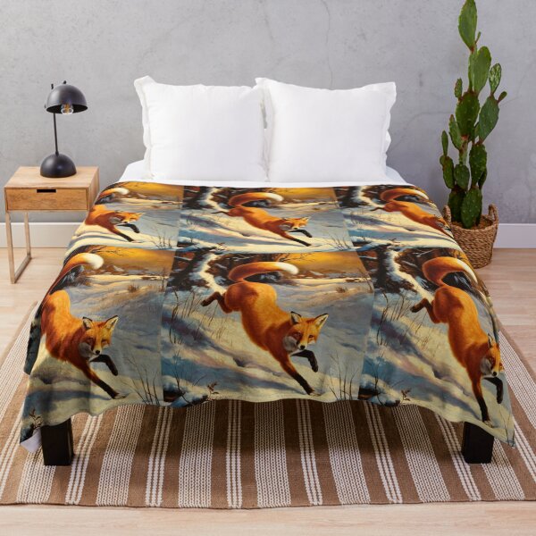 Item preview, Fox Portrait. Winter fox, snowy fox, vintage fox, fox painting, Peter Paul Rubens style designed and sold by FoxVibes.