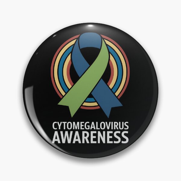 Item preview, Cytomegalovirus Awareness Ribbon Design designed and sold by Taans-Creation.