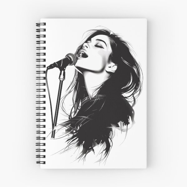 Item preview, Singer in Black and White designed and sold by palmyst.