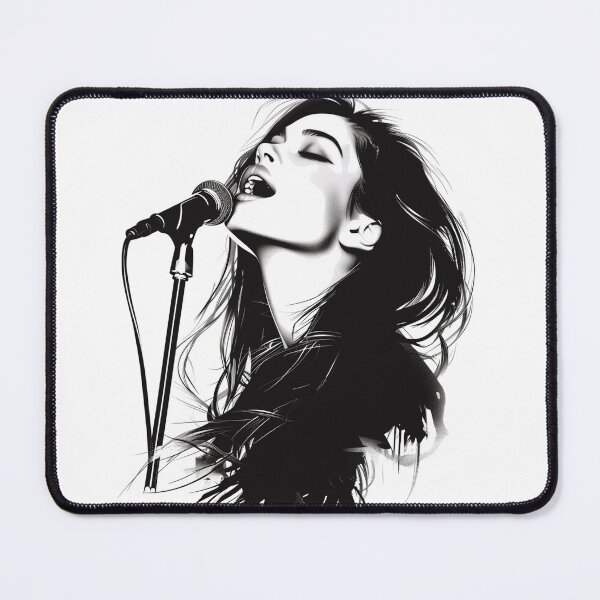 Item preview, Singer in Black and White designed and sold by palmyst.