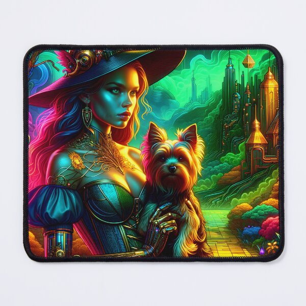 Item preview, Rust & Revolution: There's No Place Like Home Cyber Steampunk Dorothy and Toto designed and sold by Paradocksick.