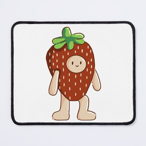 Item preview, Strawberry Guy in White designed and sold by InkyDoodleDoo.