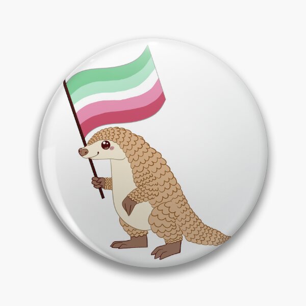 Item preview, Abrosexual Pride Pangolin designed and sold by Zac Stigdon.