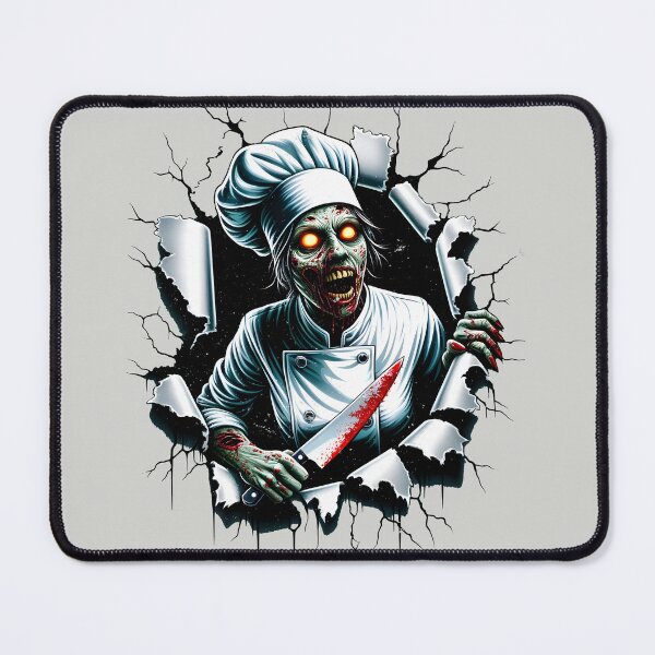 Item preview, Woman Zombie Chef designed and sold by bunnyboiler.