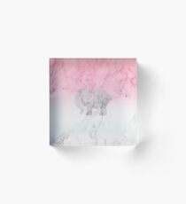 Elephant Graphic Design Acrylic Block