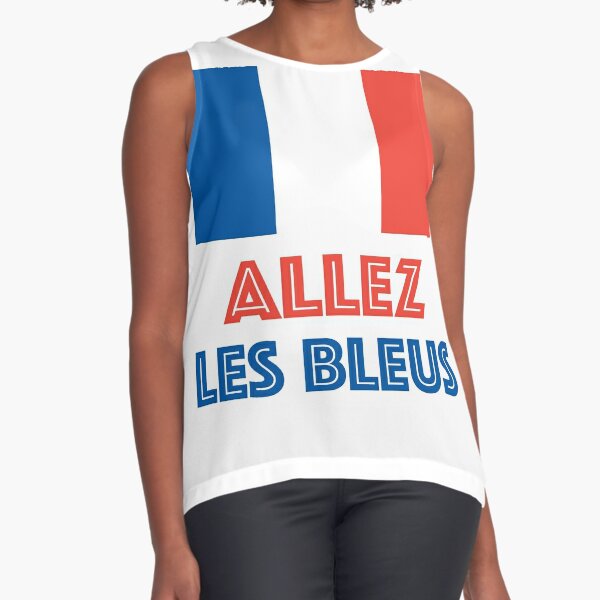 Allez Les Bleus France Soccer Team Dog T-shirt Dog Tank Top 