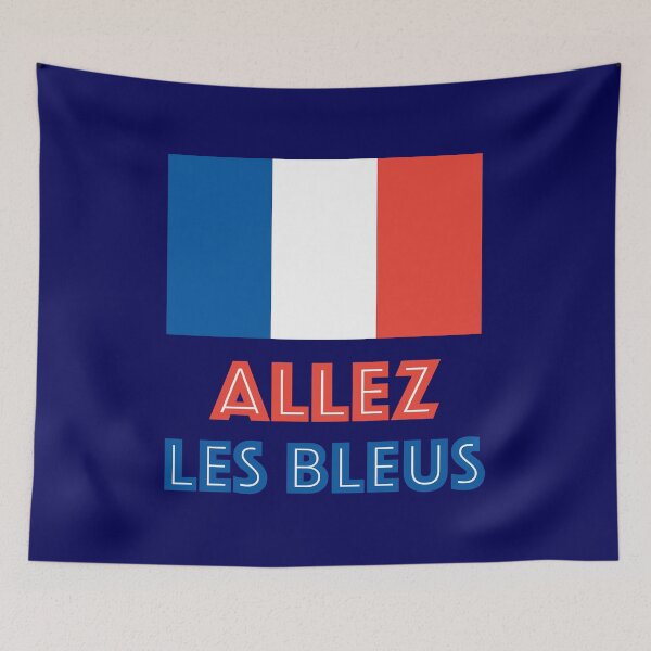 Item preview, French Soccer Team Allez Les Bleus designed and sold by AntiqueImages.