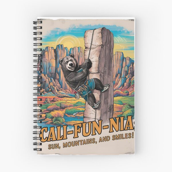 Item preview, California mountains, FunnyFits, FunnyFits70, Humor, Funny, bear, trekking, adventure, hiking, rock climbing,  designed and sold by FunnyFits70.