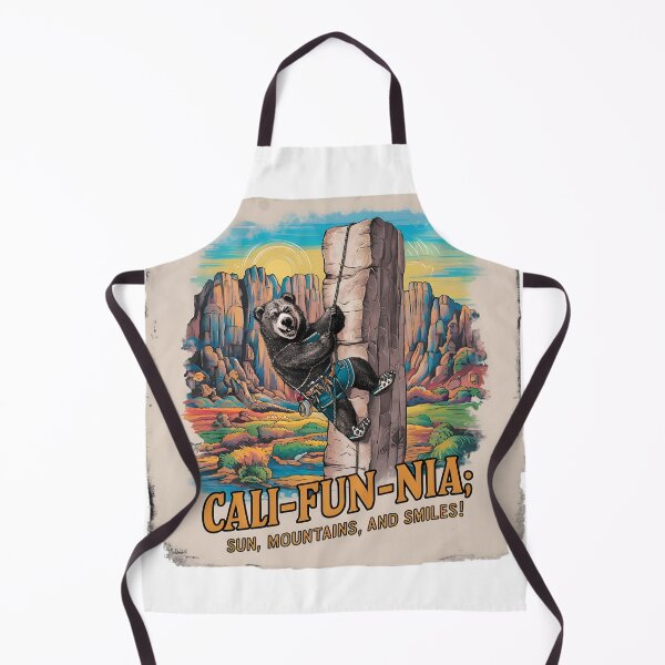 Item preview, California mountains, FunnyFits, FunnyFits70, Humor, Funny, bear, trekking, adventure, hiking, rock climbing,  designed and sold by FunnyFits70.