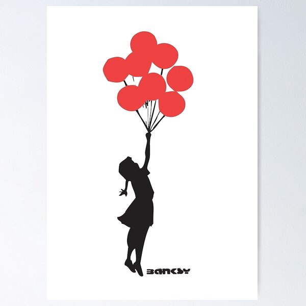 Banksy Balloon Girl Posters for Sale