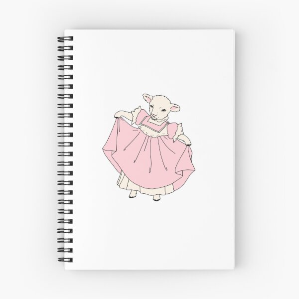 Item preview, Cute Vintage Lamb Girl Wearing a Dress designed and sold by skunkscare.