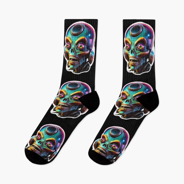 Item preview, Wild And Wacky Alien Space Invader designed and sold by TheArtOfPat.