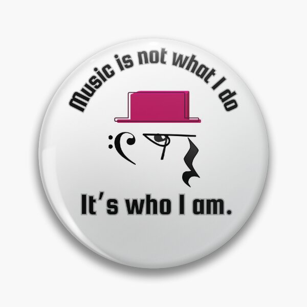 Item preview, La música no es lo que hago, es lo que soy - Diseño de silueta de símbolos musicales designed and sold by CrazyInk23.