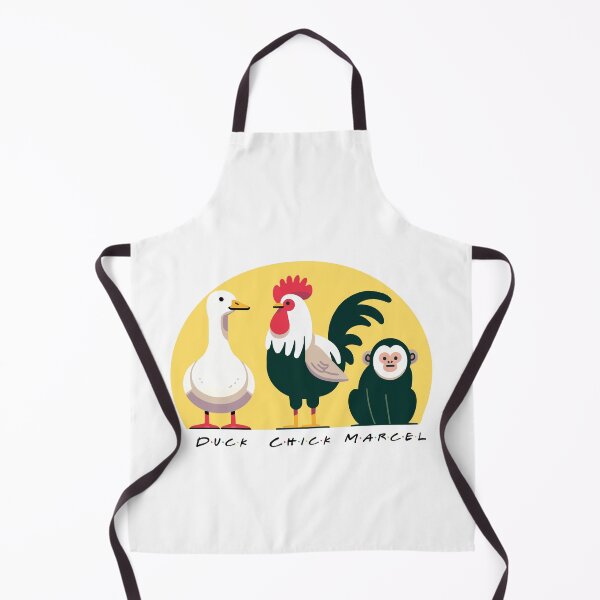 Item preview, The One with The Chick, The Duck and Marcel - with text designed and sold by nostalgiapress.