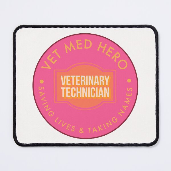 Item preview, Vet Med Hero Vet Tech pink designed and sold by mism8ker.