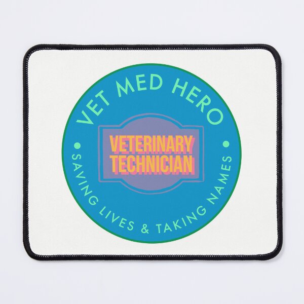 Item preview, Vet Med Hero Vet Tech teal designed and sold by mism8ker.
