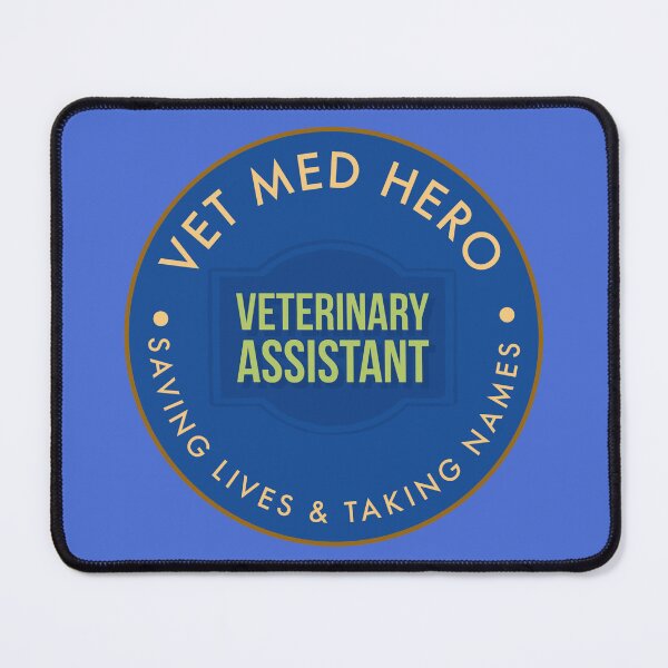 Item preview, Vet Med Hero Vet Assistant Blue designed and sold by mism8ker.