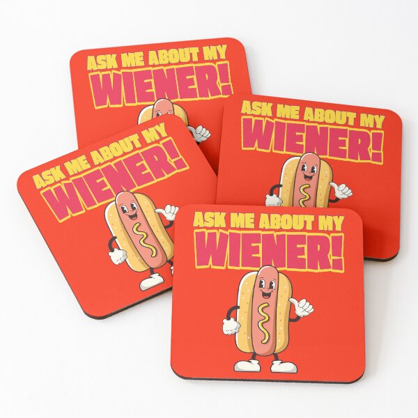 Item preview, Ask Me About My Wiener designed and sold by TeeArcade84.