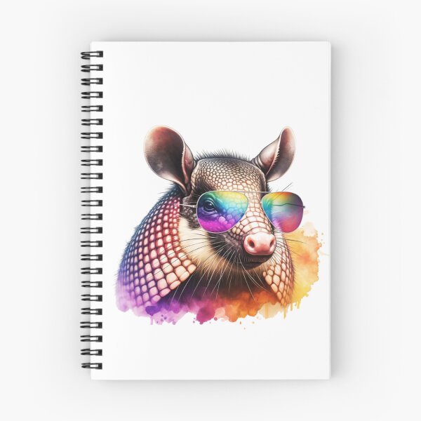 Item preview, Watercolor Armadillo Wearing Sunglasses designed and sold by TheAnimalZ00.